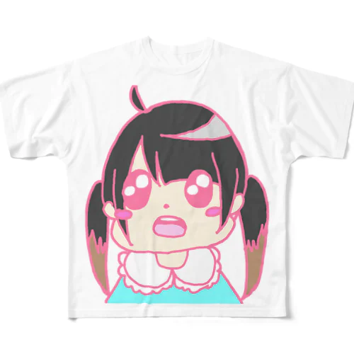 こじまのかお フルグラフィックTシャツ