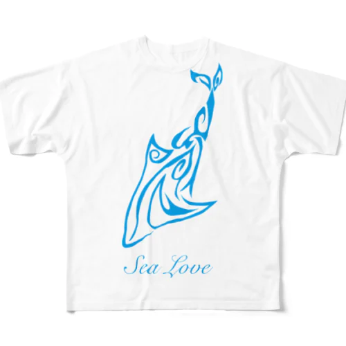 Sea Love フルグラフィックTシャツ