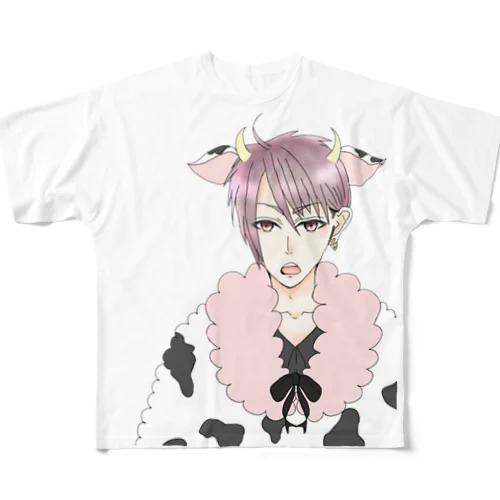 うし少年 All-Over Print T-Shirt