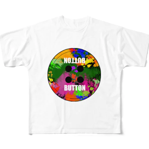 BUTTON WORLD two All-Over Print T-Shirt