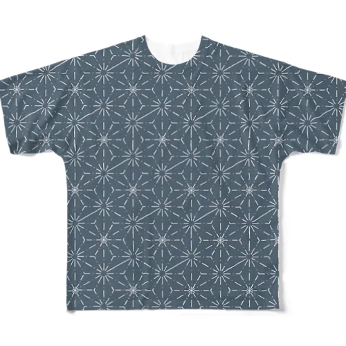 麻の葉模様 All-Over Print T-Shirt