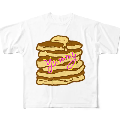 yummy フルグラフィックTシャツ