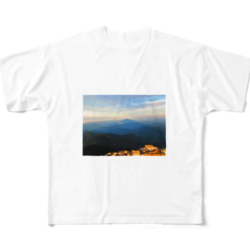 kasagatake All-Over Print T-Shirt