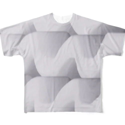 かたい雲 All-Over Print T-Shirt