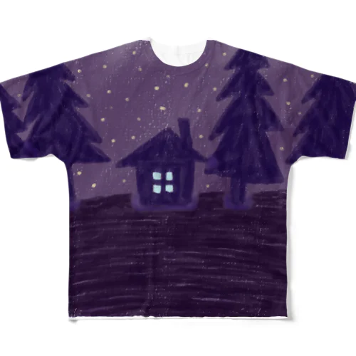 night at bush All-Over Print T-Shirt