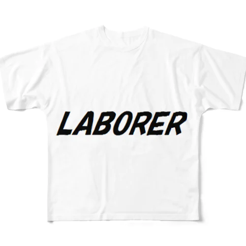 LABORERシリーズ フルグラフィックTシャツ