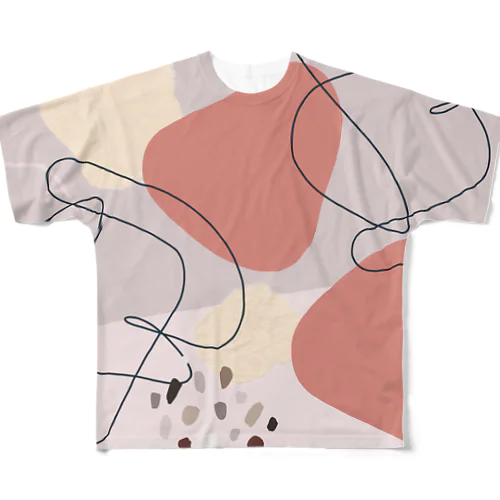 私の顔に塗る色。 light All-Over Print T-Shirt