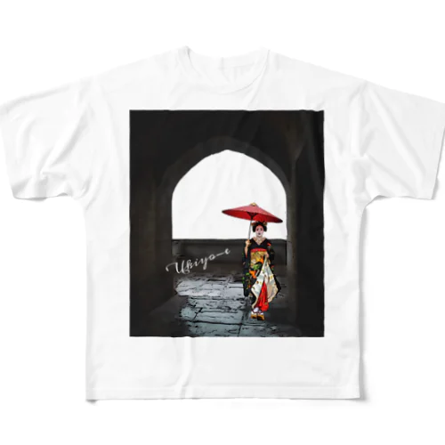 Ukiyo-e フルグラフィックTシャツ