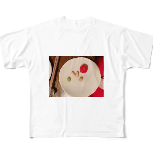 お豆ちゃん All-Over Print T-Shirt