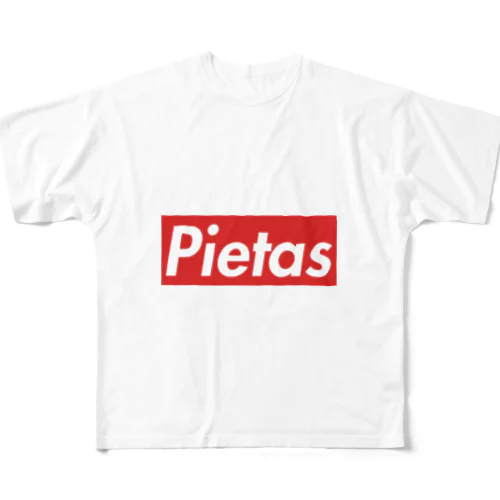 Your HappyのPietas フルグラフィックTシャツ