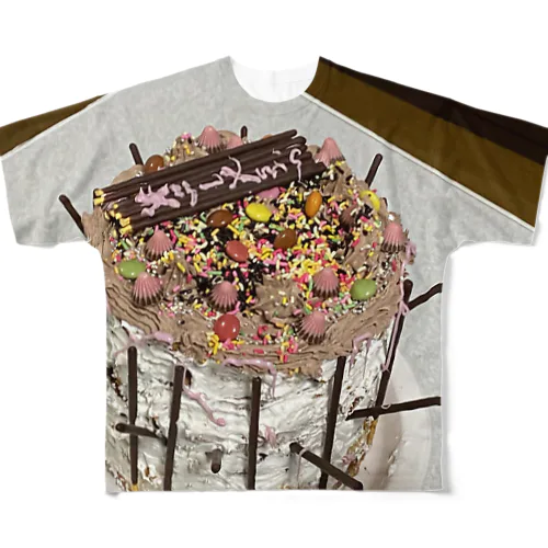 オリジナル☆激カワケーキ フルグラフィックTシャツ