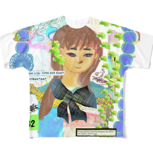 332​★​月​山​い​つ​こ​作​品​●​冬​桜華​■​お​花​見​の2​★​H​i​m​e​1​5  All-Over Print T-Shirt