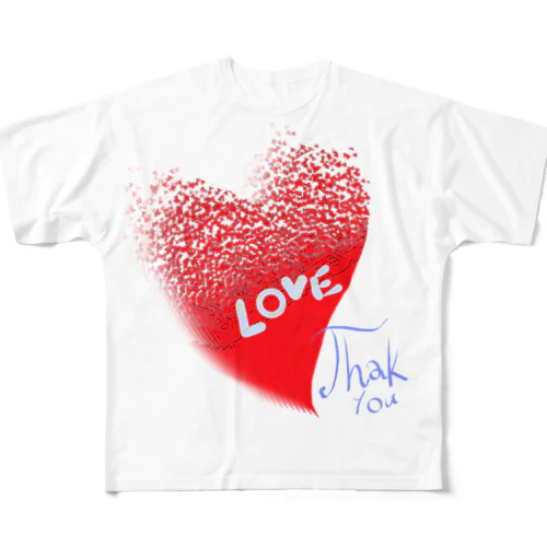 バレンタイン＆ホワイトデー All-Over Print T-Shirt