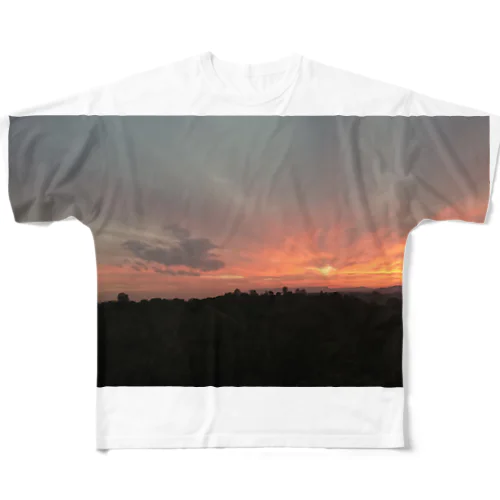 カガヤン・デ・オロの夕陽 All-Over Print T-Shirt