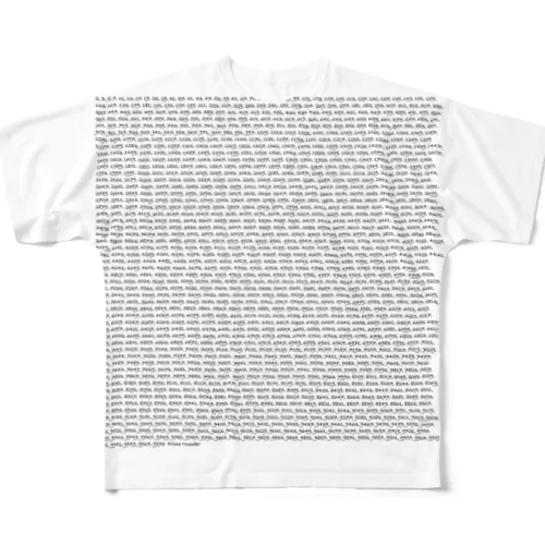 素数 All-Over Print T-Shirt