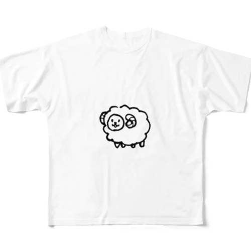 鎖骨ちゃん（横浜） All-Over Print T-Shirt