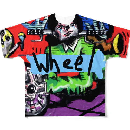 wheel All-Over Print T-Shirt