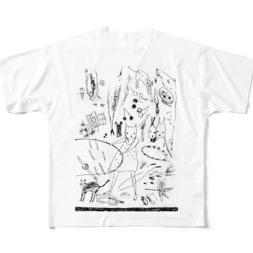 カゲ All-Over Print T-Shirt