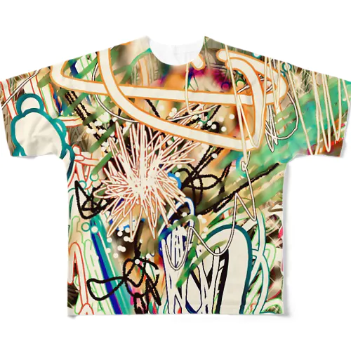 ☆劇画II All-Over Print T-Shirt