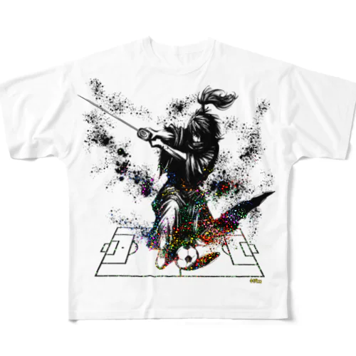 墨侍（カラー）  All-Over Print T-Shirt