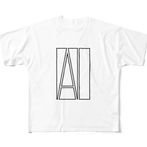 AI フルグラフィックTシャツ