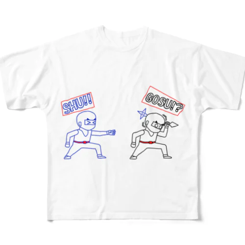 みならい忍者たんれん記 All-Over Print T-Shirt