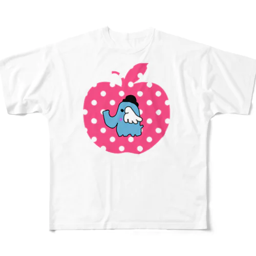 リンゴ型　とむふぁ現る All-Over Print T-Shirt