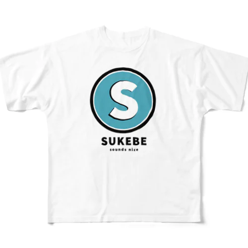 SUKEBE item All-Over Print T-Shirt