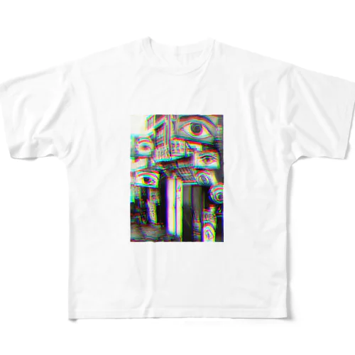 gear式 All-Over Print T-Shirt