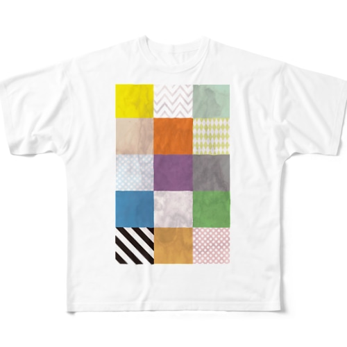 カラフルタイル All-Over Print T-Shirt
