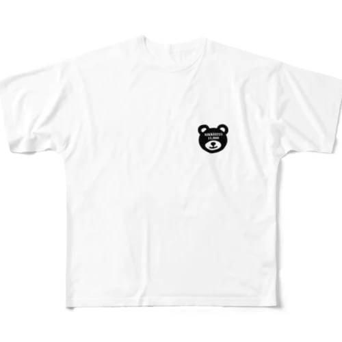 NIKKEI15000_BEAR_FACE フルグラフィックTシャツ