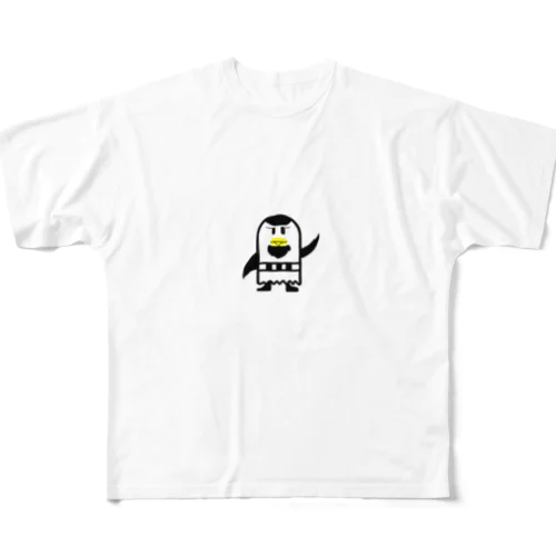 ぺんぎん フルグラフィックTシャツ