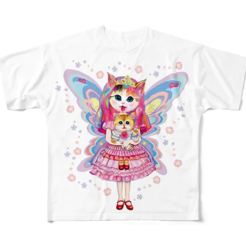 猫かぶりお姫様 フルグラフィックTシャツ