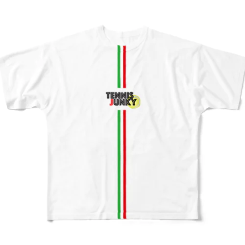 16.TENNIS JUNKYロゴTシャツ イタリア All-Over Print T-Shirt