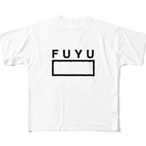 FUYU⬜︎ フルグラフィックTシャツ