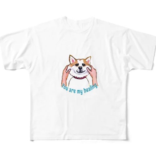 ビョーンされた犬 All-Over Print T-Shirt