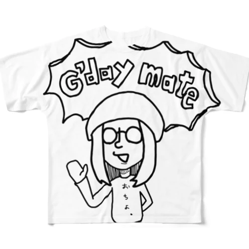 G'day mate All-Over Print T-Shirt