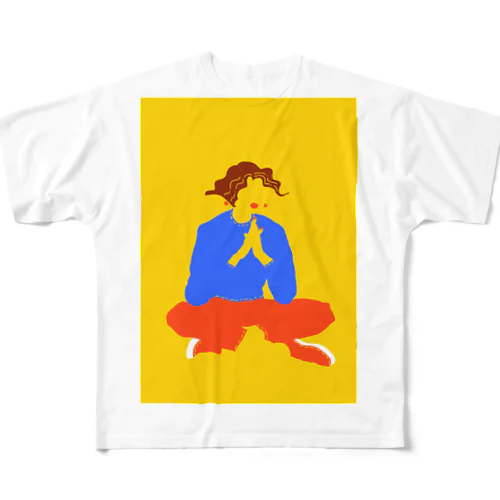 zazen フルグラフィックTシャツ