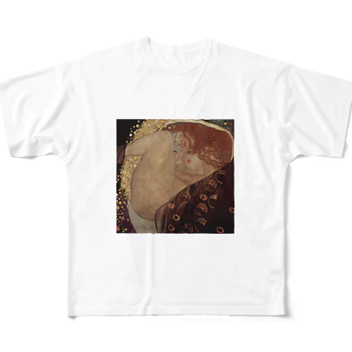 グスタフ・クリムト（Gustav Klimt） / 『ダナエ』（1907年 - 1908年） フルグラフィックTシャツ