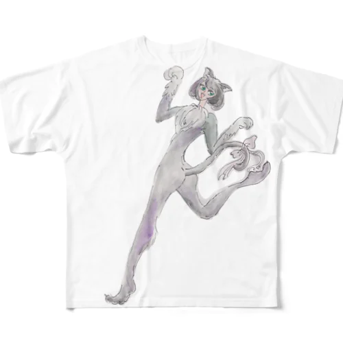 MINNA NEKO NI NARITAI All-Over Print T-Shirt