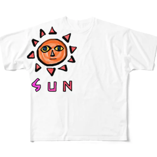 THE SUN All-Over Print T-Shirt