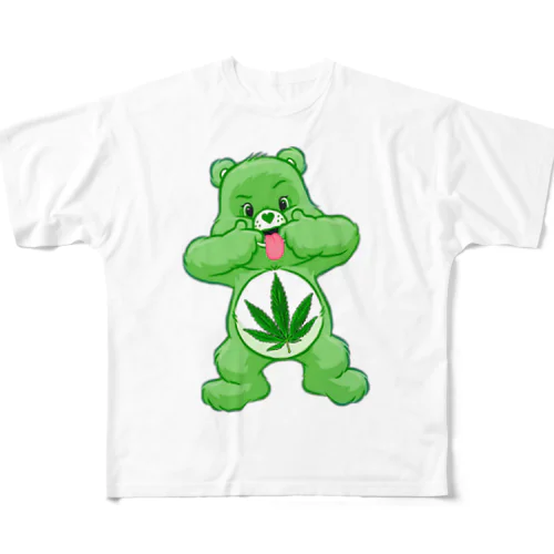 420ベア フルグラフィックTシャツ