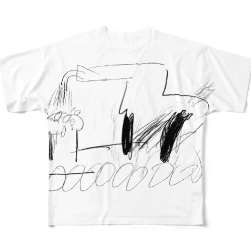 収穫機 All-Over Print T-Shirt