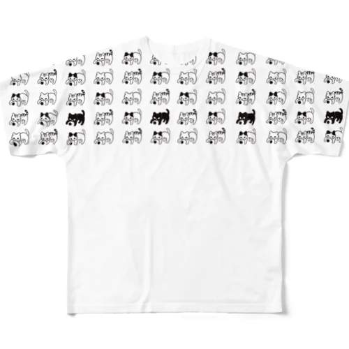 ネコ猫ねこ3 All-Over Print T-Shirt