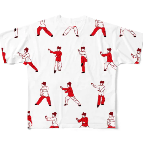 ランダム太極拳 All-Over Print T-Shirt