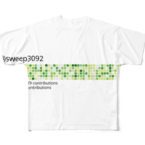 sweep3092 フルグラフィックTシャツ