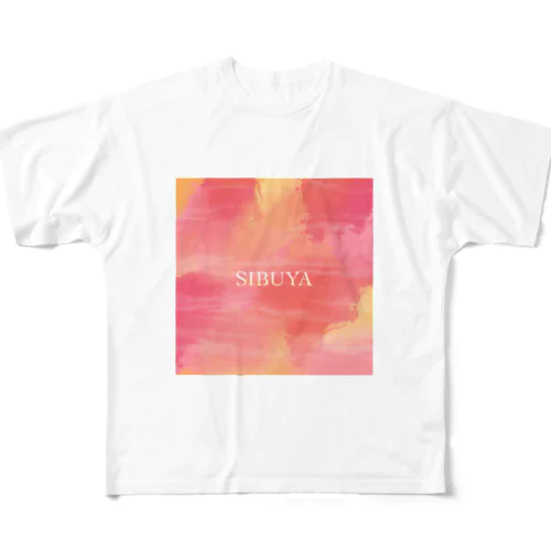 SIBUYA  All-Over Print T-Shirt