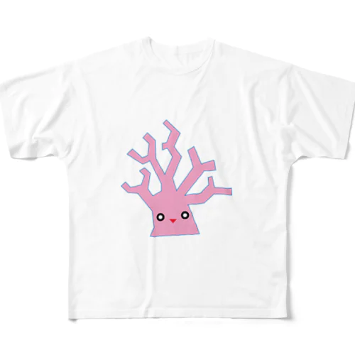 サンゴの日 対応グッズ サンゴくん All-Over Print T-Shirt