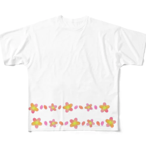 桜 All-Over Print T-Shirt