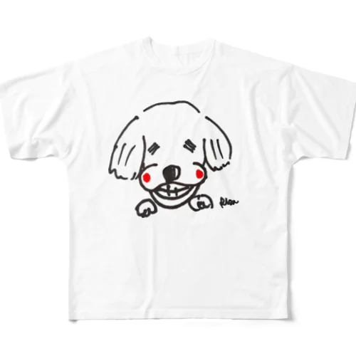 はにかむごーるでん フルグラフィックTシャツ